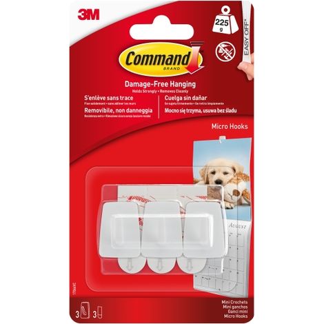 Descubre la soluciÃ³n perfecta para mantener tu hogar organizado y con estilo con los Mini Ganchos Blancos Commandâ¢ 17066VC. DiseÃ±ados para ofrecer