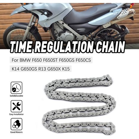 Timing chain compatible with BMW F650GS, F700GS, F800GS and F800R/S/ST/GT models.