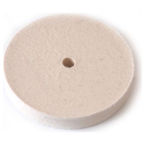 Disque feutre de polissage 125 mm – Épaisseur 20 mm – Alésage 13 mm – Pour polissage métaux – Densité mi-dur – Hd Outillage