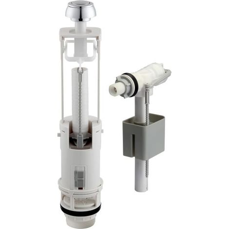 Rousseau Wasser-Spülkasten-Mechanismus-Set Weiß