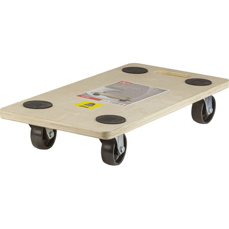 Transportroller Möbelroller Rollbrett Rollwagen Transportwagen 590x290 mm 300 kg (1/4)