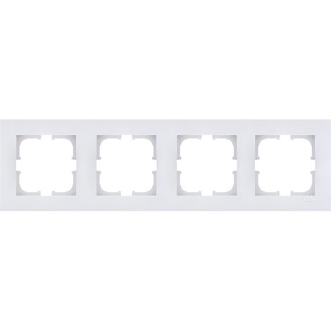 Cadre quadruple 4x blanc EXEN KARELL (1/4)