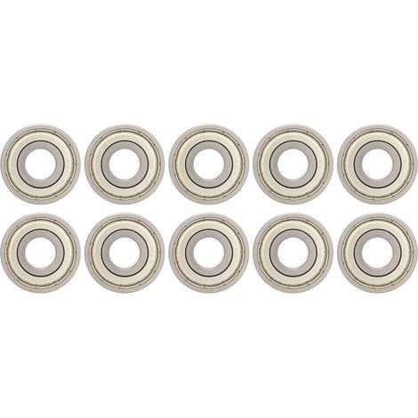 10 Roulements à Billes 6201z en Acier, 12mm, Groove Profond, Lot de 10 Pièces (1/5)