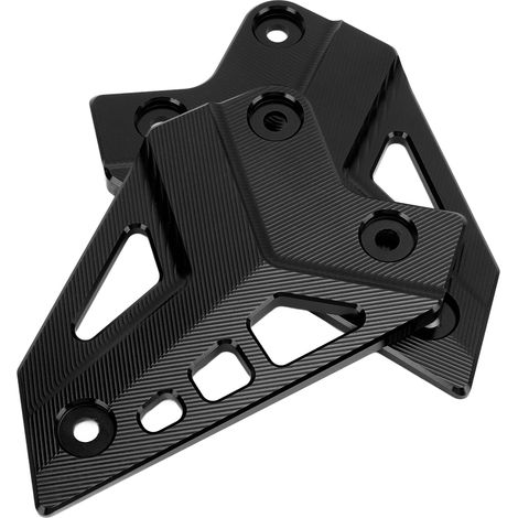 Protecteur repose-pieds moto plaque arrière talonnière alliage aluminium remplacement Z900 2017-2021 noir (1/5)