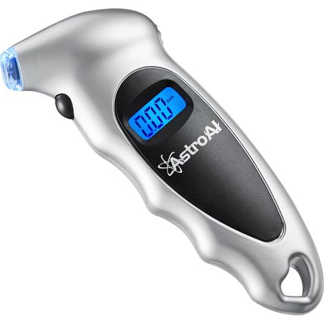 Manomètre numérique 10 bars, manomètre numérique de pression des pneus pour voiture, vélo, VTT, moto (1/5)