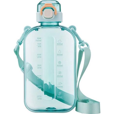 Borraccia sportiva, borraccia fitness, borraccia a prova di perdite da 750 ml per viaggi, picnic, campeggio, escursionismo (1/5)