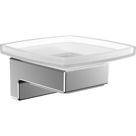 Jabonera emco cromo con cristal, 323000100 (1/5)