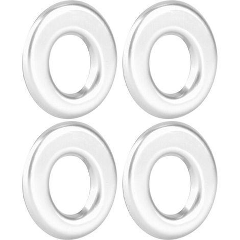 Boutons de goupille de verrouillage de levage de porte, 4 pièces, anneaux de revêtement d'habillage adaptés à Benz GLa GLC nouvelle classe C classe E (argent) (1/5)