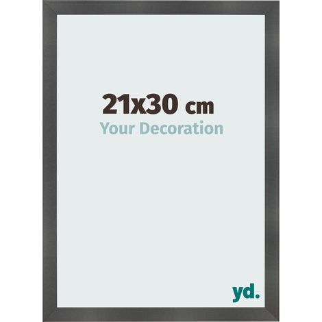 yd. - Cadre photo 21x30 - Noir Mat - MDF - Pisa (1/5)