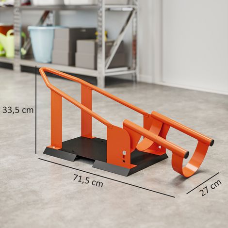 Motorradständer für 15-21", 381-533,4 mm Vorderrad, einstellbare Motorradwippe 816,5 kg Tragkraft Orange (1/5)