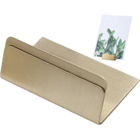 Supports numéros table laiton – pinces modernes pour noms, photos, vœux et mémos (1/3)