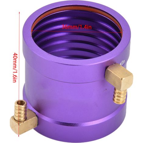 36-mm-Metall-Wasserkühlmantel für RC-Bootsmotor 3650/3660 (1/5)