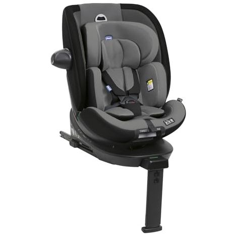 Chicco Seggiolino Auto EverOne i-Size Base Isofix integrata - Grey Black (1/5)