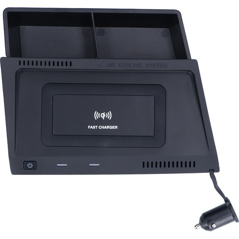 Chargeur de voiture sans fil 15W, support de téléphone 2 en 1, dispositif de chargement pour TAYRON / X 2019-2020 (1/5)