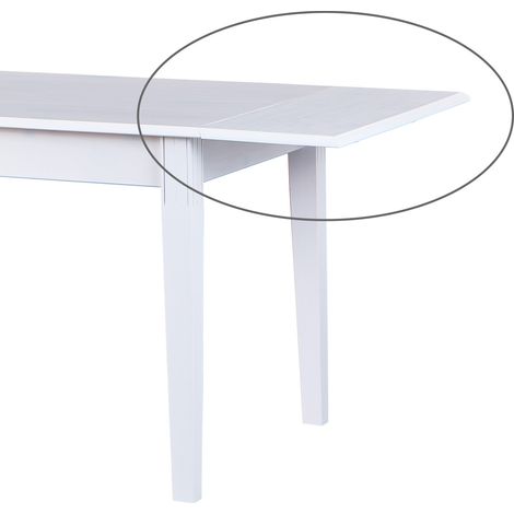 Wright Table à manger plateau supplémentaire 1 pièce, blanc.
