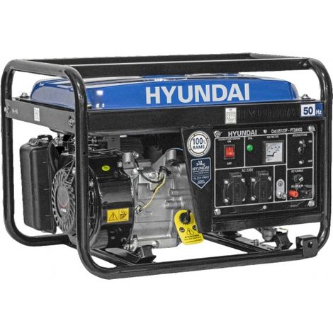 Hyundai 65123 PT3800-Q Generatore di corrente Monofase a benzina 2,7 Kw