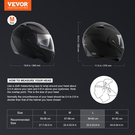 Casque de moto, non masqué, casque Smart Street ABS haute densité avec communications Bluetooth et lentille interchangeable, casque… (1/5)
