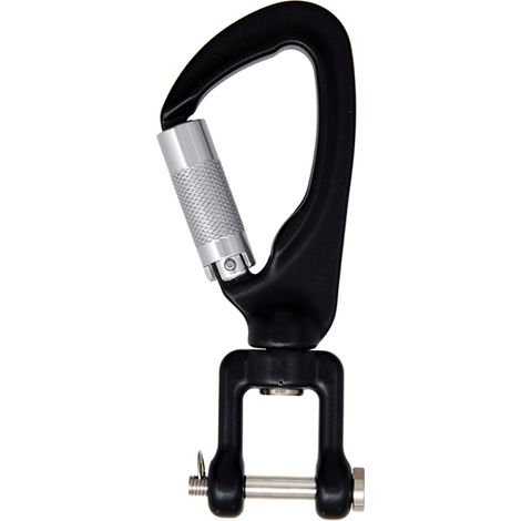 Gancio con chiusura automatica a 1/4 di giro con indicatore di caduta - Keylock - Alluminio - 18 mm - FA5022818B