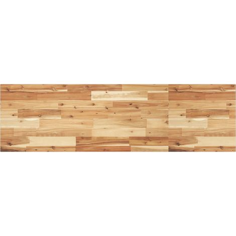 Waschtischplatte Ölbeschichtung 140x40x2 cm Massivholz Akazie