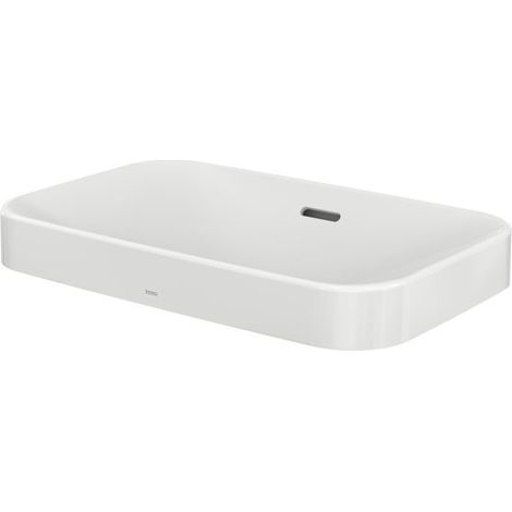 TOTO LF lavabo à poser, sans trou pour robinet, avec trop-plein,