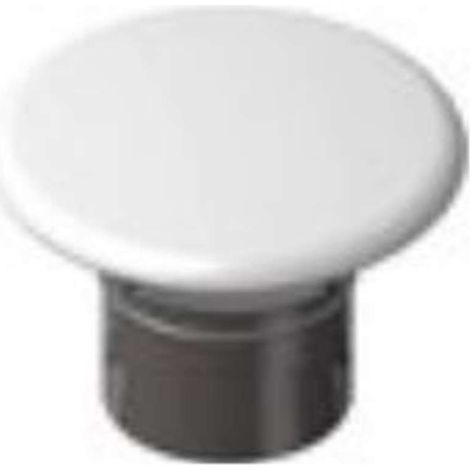 Laufen Accesorios - Tapa cerámica para salida de lavabo, blanco mate H8981907570001