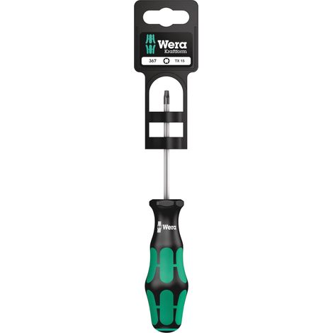 367 SB Tournevis TORX, TX 15 x 80 mm, Noir/vert (1/5)