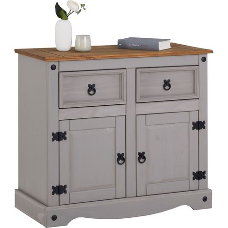 Buffet RAMON Gris/Naturel