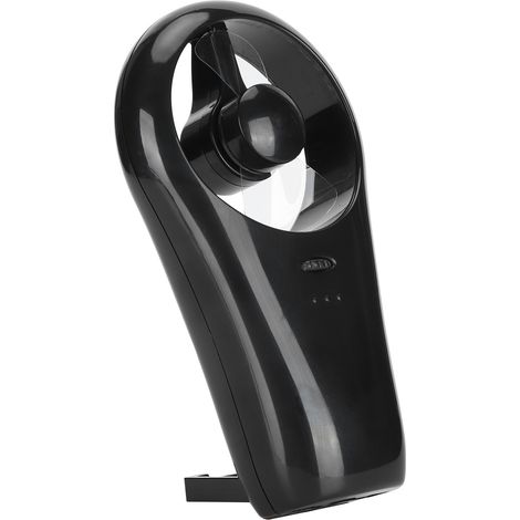 Mini ventilateur portable, silencieux, à piles USB, pour intérieur et extérieur (noir) (1/5)