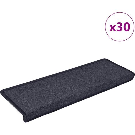 Maison Exclusive - Stufenmatten 30 Stk. 65 x 21 x 4 cm Dunkelgrau