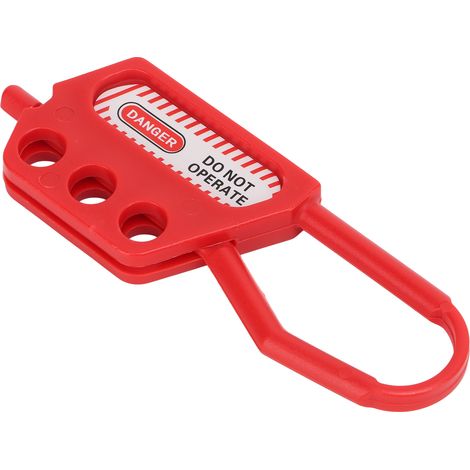 Serrure industrielle en nylon flexible à 3 trous, portable et sécurisée pour mines et usines chimiques (1/5)