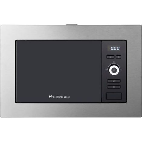 Vier Mikrowellen mit Grill CONTINENTAL EDISON MO20IXEG L59,5 x H38,8 cm x T34,35 cm 20L Edelstahl