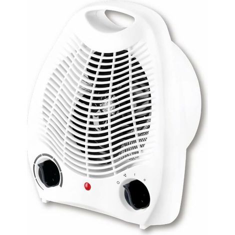 Radiateur soufflant électrique ,Réchaud électrique,1000W / 2000W , Thermo Convecteur à Air Chaud 2 Pouvoirs Bouton Intuitif, Silencieux, Portable