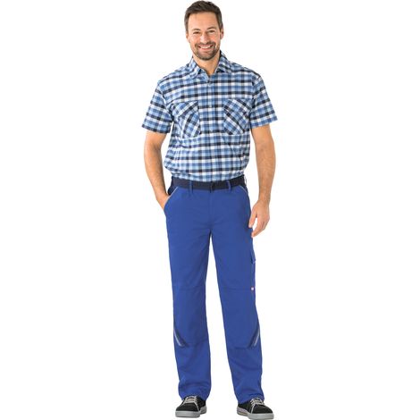 Planam Bundhose Highline Gr. 58 kornblau/marine/zink