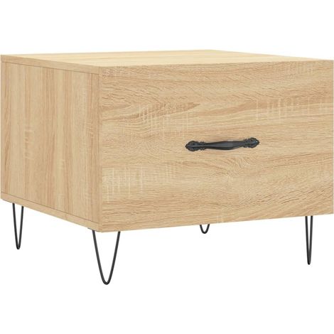 Maison Exclusive - Couchtisch Sonoma-Eiche 50x50x40 cm Holzwerkst