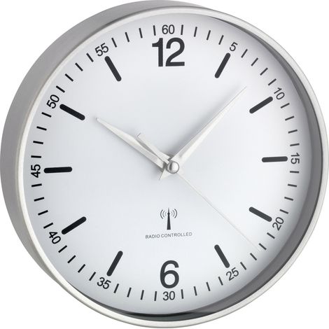 TFA Dostmann 60.3503.02 Funk Wanduhr 19.5 mm x 45 mm