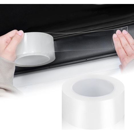 Auto Einstiegsleisten Schutzfolie 5cm x 10m Carbon Optik Transparent (1/5)