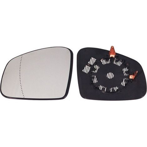 Verre de rétroviseur gauche asphérique chauffant Smart Fortwo depuis 2014
