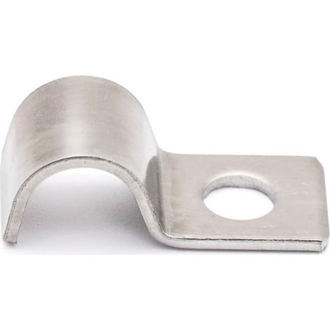 Mini fascetta a U, morsetto per cavi con diametro di 6 mm, supporto per cavi in acciaio inox, staffa di montaggio laterale, confezione da 25 (1/5)
