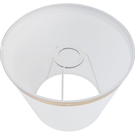 Abat-jour de lampe de table, abat-jour en tissu, abat-jour solide minimaliste européen, abat-jour moderne avec film intérieur en tissu, convient aux lampes sur pied à culot à vis E27, aux lampes de ta (1/5)