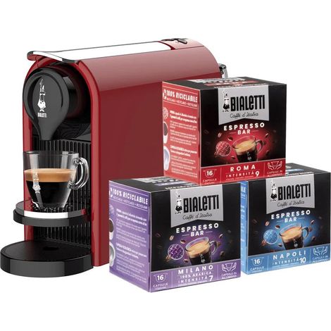 Bialetti Gioia Plus Kaffeemaschine rot 0,5 L