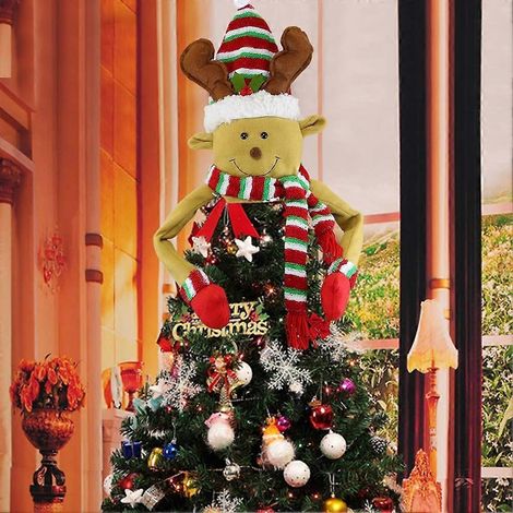 Schneemann-Weihnachtsbaumschmuck, Weihnachtsbaumschmuck, Neujahrs-Weihnachtsbaumschmuck, Weihnachtsbaumschmuck (Elfe) (1/5)