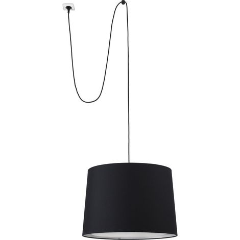 CONGA Hängelampe schwarz mit Stecker 68604-56