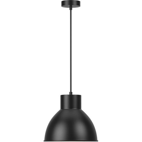 Suspension décorative 1xE27 23W IP20 – Métal noir (1/4)