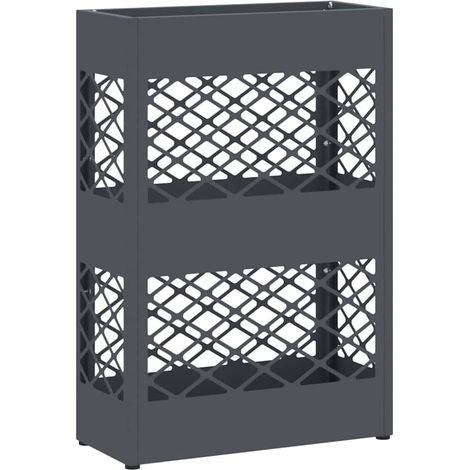 Porte-parapluie Anthracite 28 x 12 x 41 cm Acier (1/5)