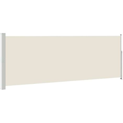 Auvent latéral Marquise - rétractable 160 x 500 cm Crème fr3115 - Maison La Vie (1/5)