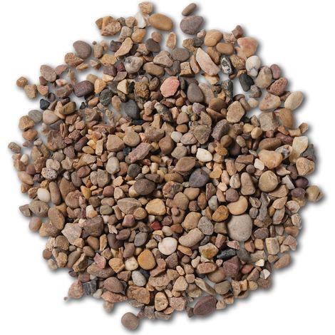 Quartzite Pea 20 mm Bulk Bag 850 kg Pebbles - Natural Stone - L100 x W100 x H80 cm