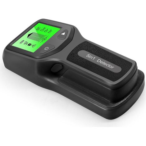 Balkensucher-Wandscanner – 5-in-1-Elektronik-Balkendetektor mit HD-LCD-Display, Holz-, Wechselstrom-, Kabel- und Metalldetektor