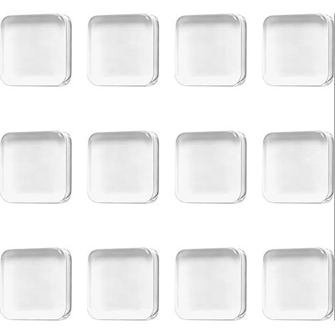 Butoirs de Porte Silicone Transparent Adhésif pour Poignée et Mur Amortisseur Anti-Choc Silencieux Protection Murale pour Meubles Verre Carrelage Bureau et Maison (1/5)