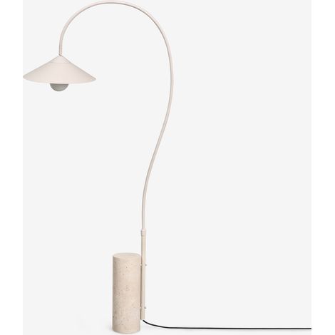 Lampadaire en fer Grivon SKLUM Tapioca Beige