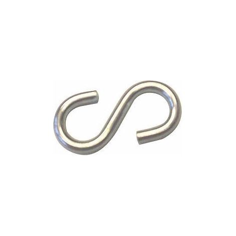 Crochet "S" diamètre 4mm longueur 45mm à l'unité